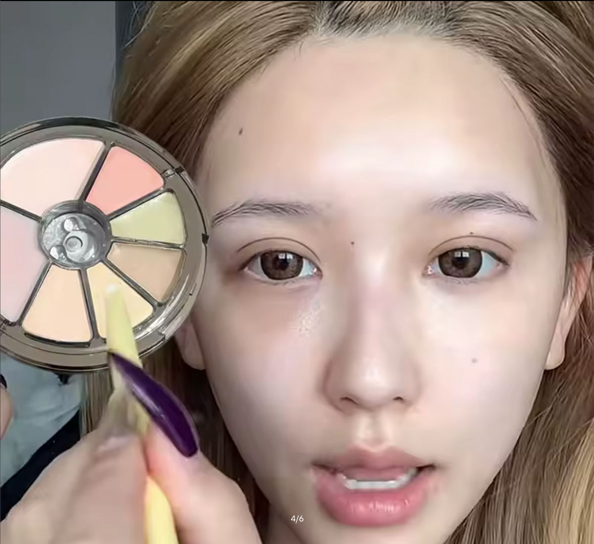 ART VALUE Seven Color Concealer Cream Makeup Palette Facial Base Brightening Isolate Cream Moisturizing Concealer Face Primer