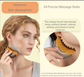 1 PCS Lymphatic Contour Face Brush with Storage Box Lymphatic Drainage Brush for Face Chin & Neck