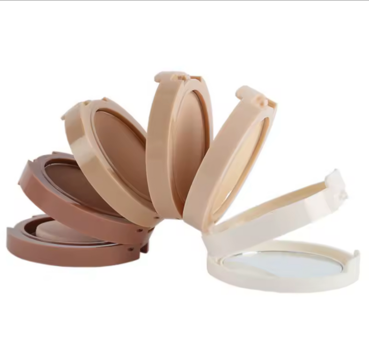 Concealer Contouring Powder, 5 Color 5 Decked Powder Tower, Brightening Skin Tone, Oil Control Makeup Loose Powder Setting Powder