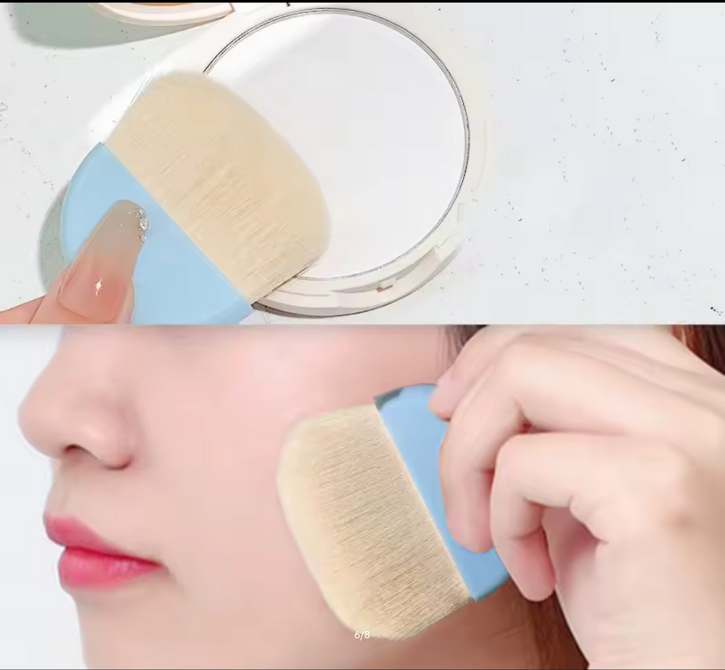 6Pcs Mini Makeup Brushes Set With Box Portable Cosmetic Powder Foundation Blush Blending Concealer Make Up Brushes Makeup Tool