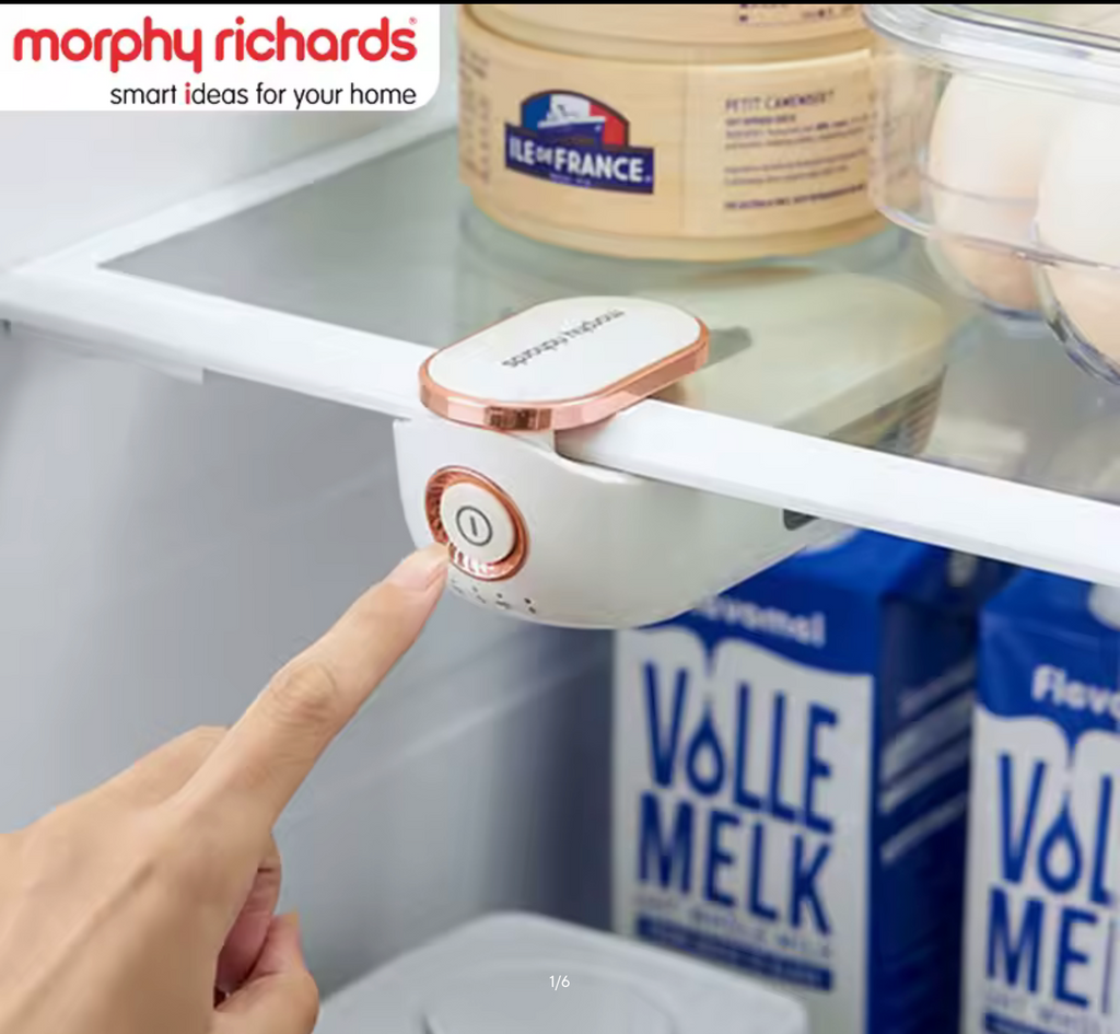MORPHY RICHARDS Refrigerator Deodorizer Purifier Ozone Sterilization Deodorization Cleaner 2500mAh Rechargeable MR2060