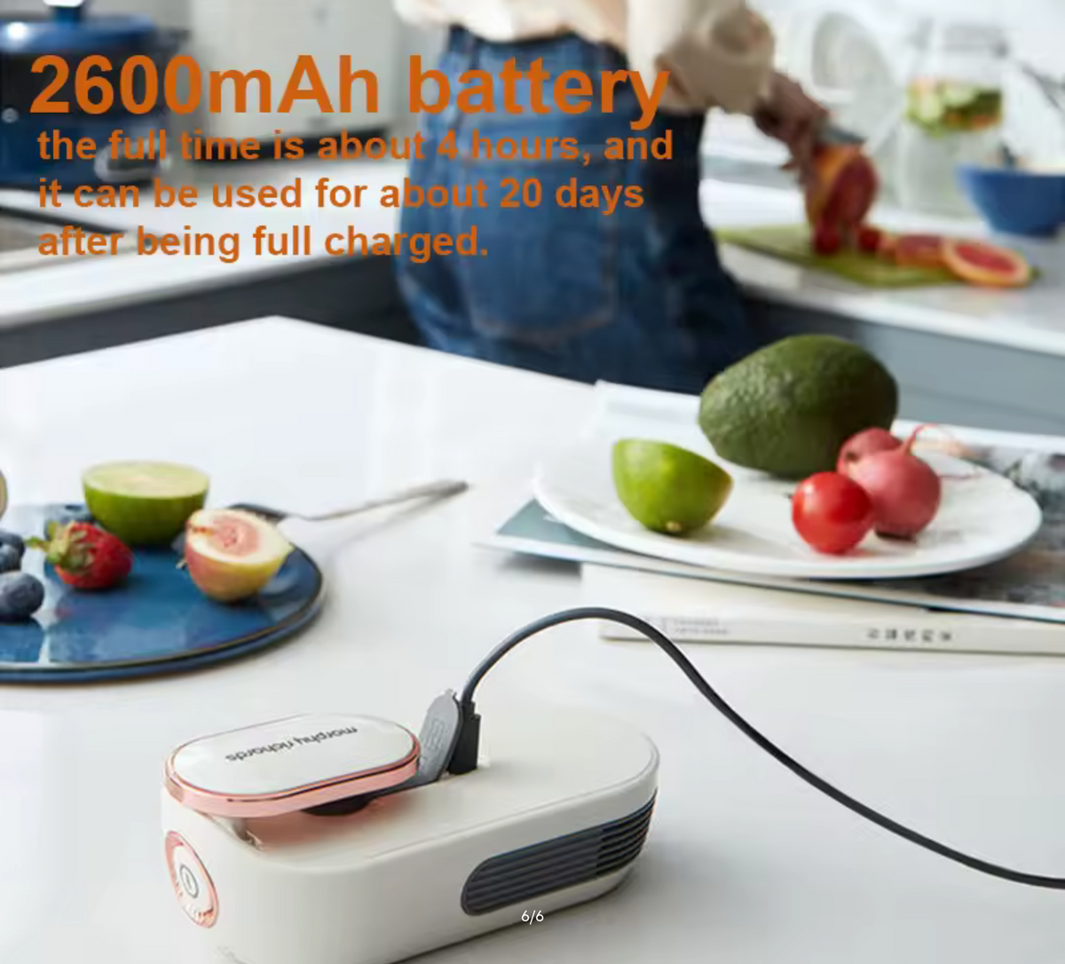 MORPHY RICHARDS Refrigerator Deodorizer Purifier Ozone Sterilization Deodorization Cleaner 2500mAh Rechargeable MR2060