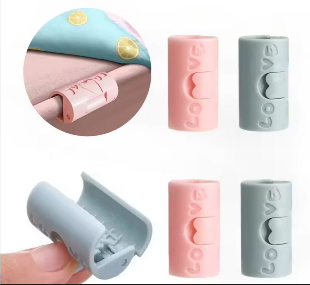 6PCS Invisible Needle-free Bed Sheet Holder Quilt Cover Non-slip Mattress Sheet Buckle Bed Pegs Clamp Fastener Gripper