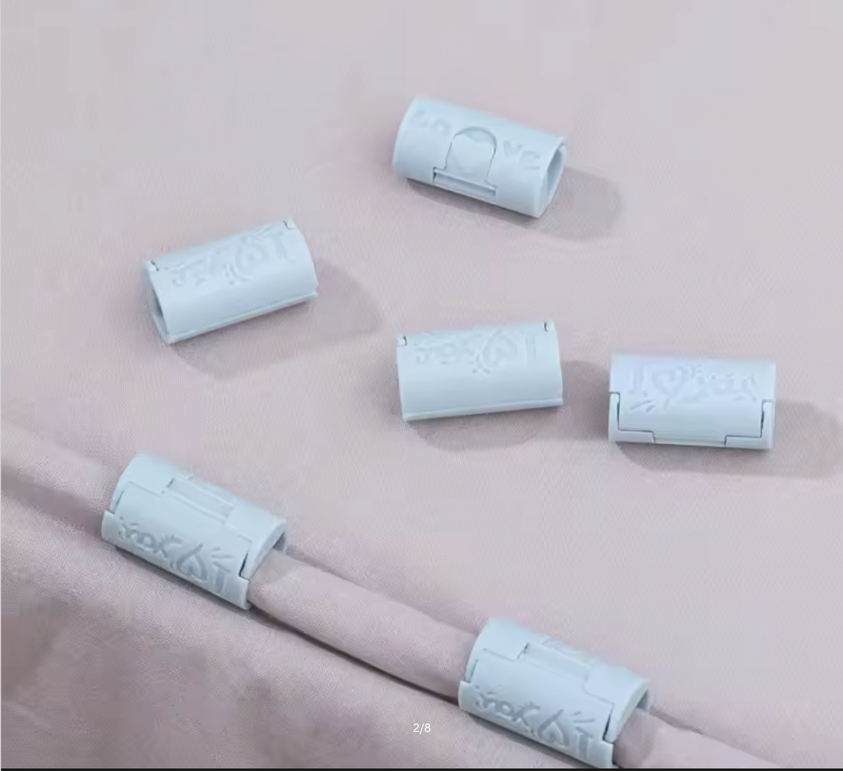 6PCS Invisible Needle-free Bed Sheet Holder Quilt Cover Non-slip Mattress Sheet Buckle Bed Pegs Clamp Fastener Gripper